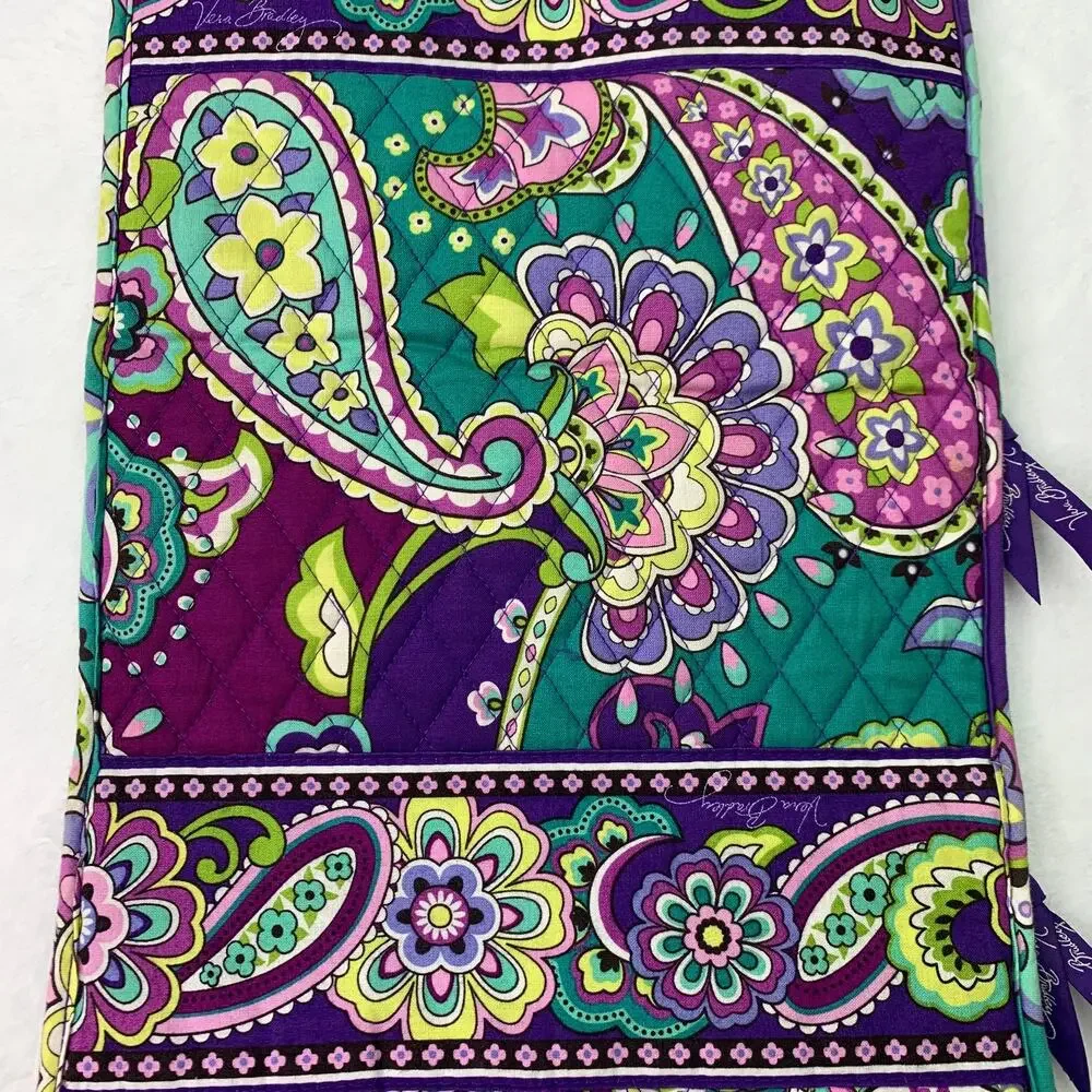 Vera Bradley Northern Lights Hanging Cosmetic Bag Packing Travel Makeup Case